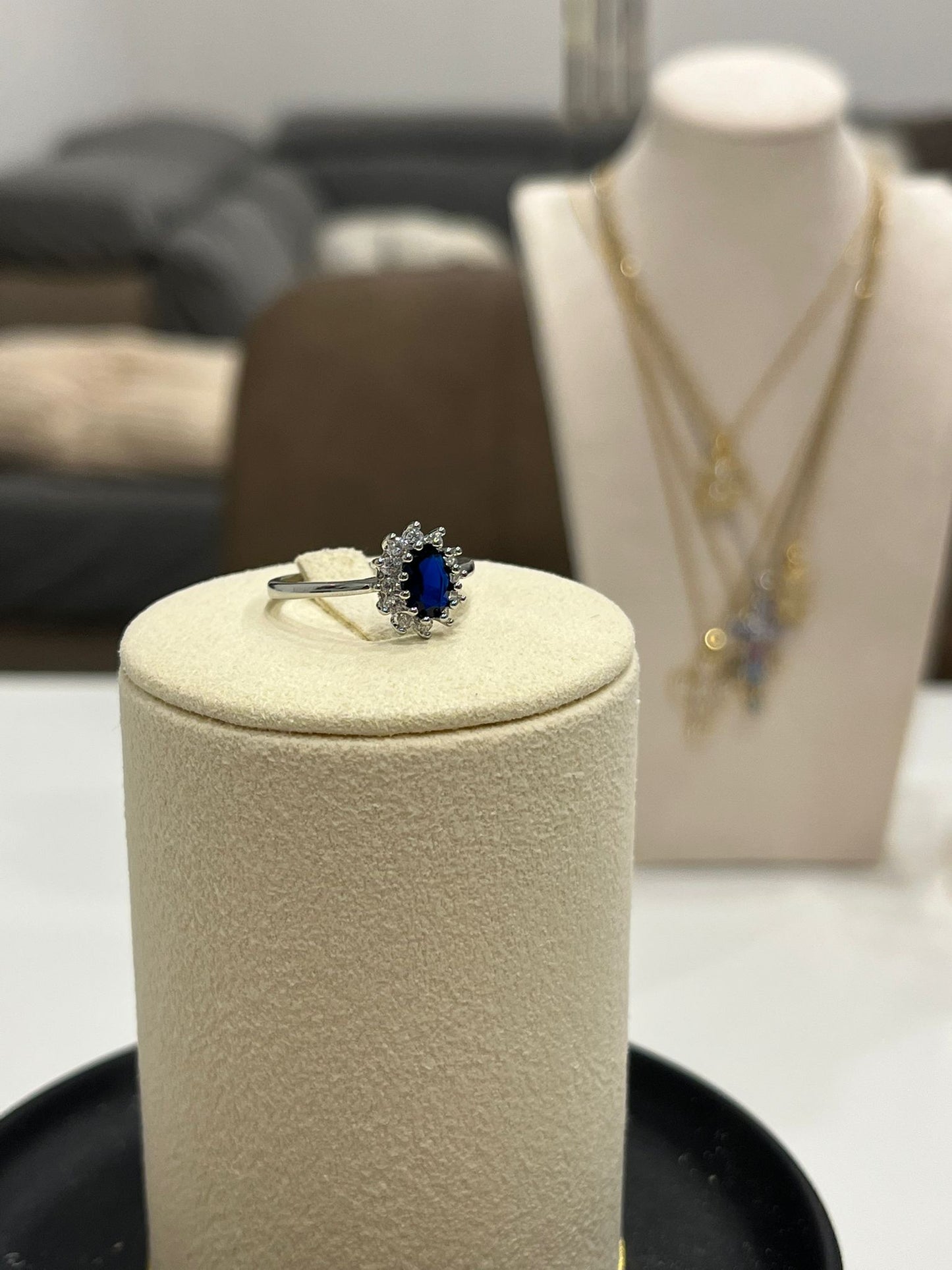 Anello Kate blu