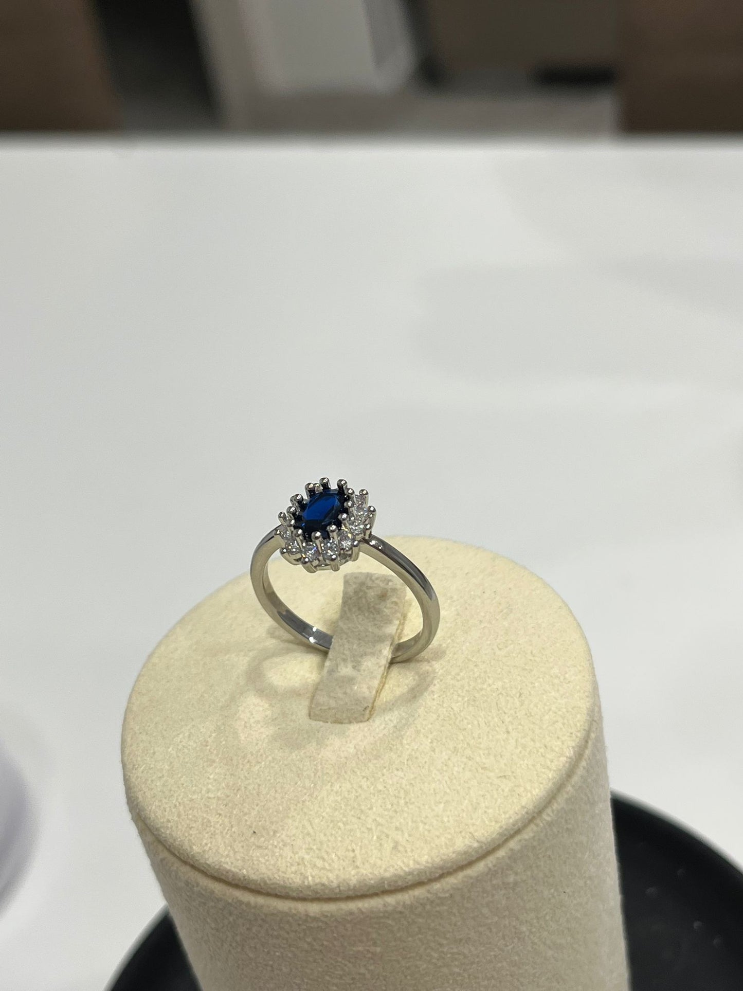 Anello Kate blu