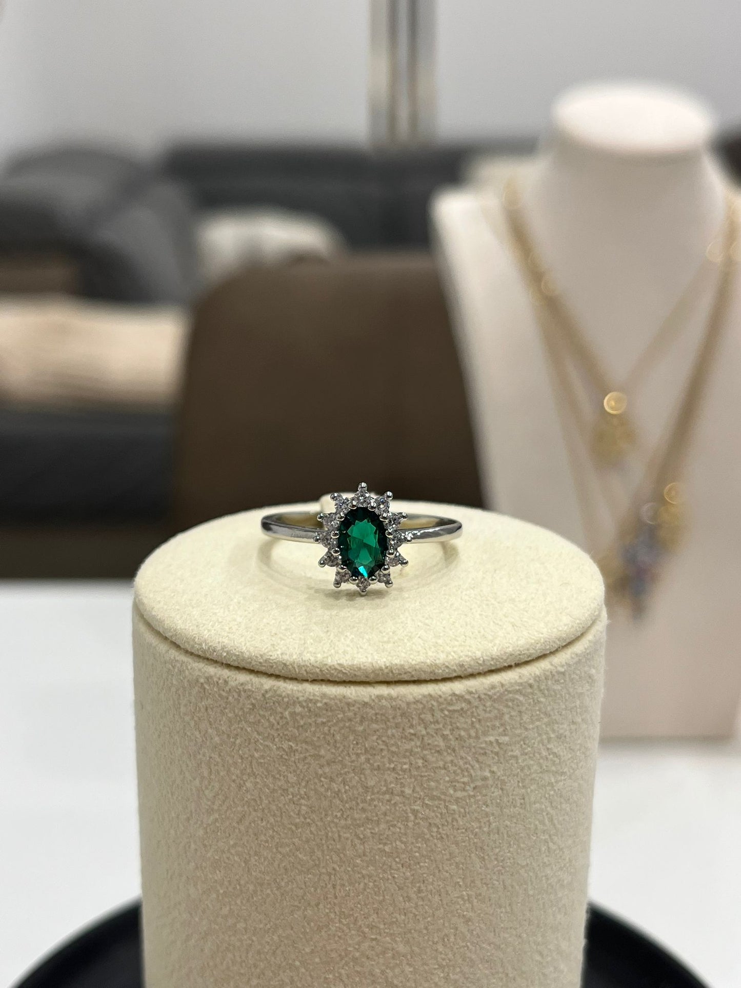 Anello Kate verde