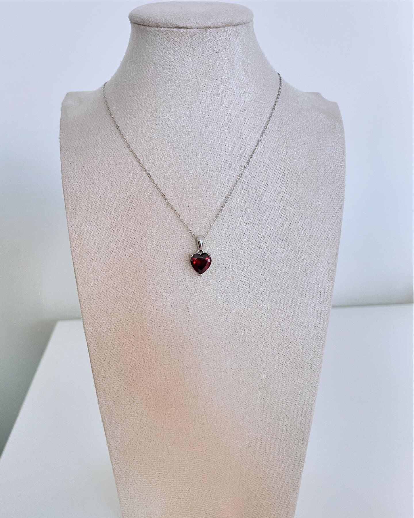 Collana Franca cuore rosso