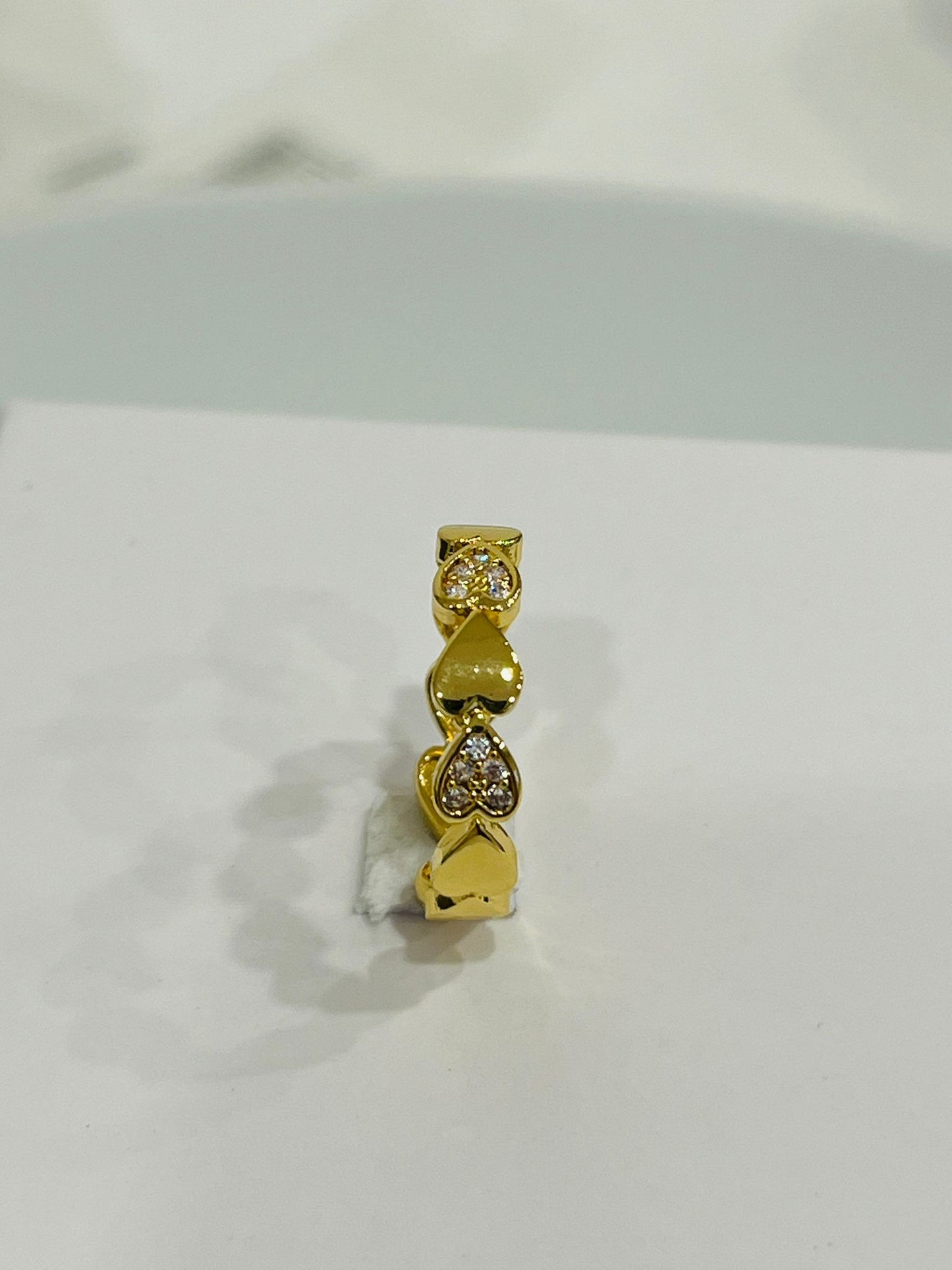 Anello Cristina fedina cuori