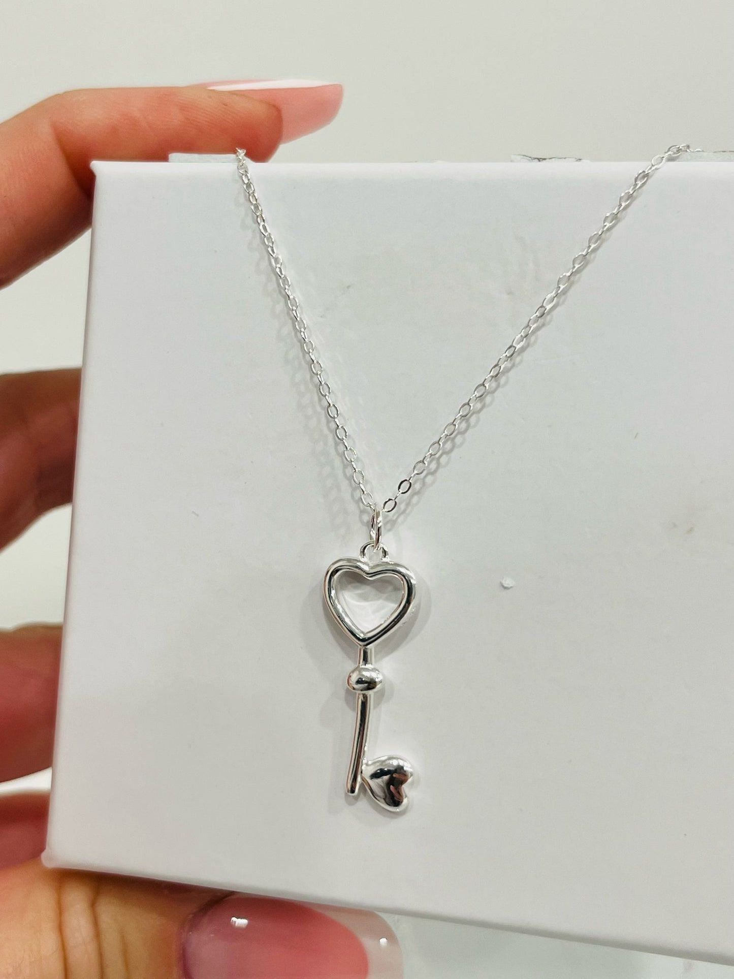 Collana chiave con cuore Greta