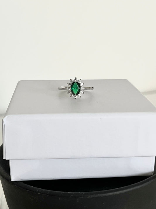 Anello Kate verde