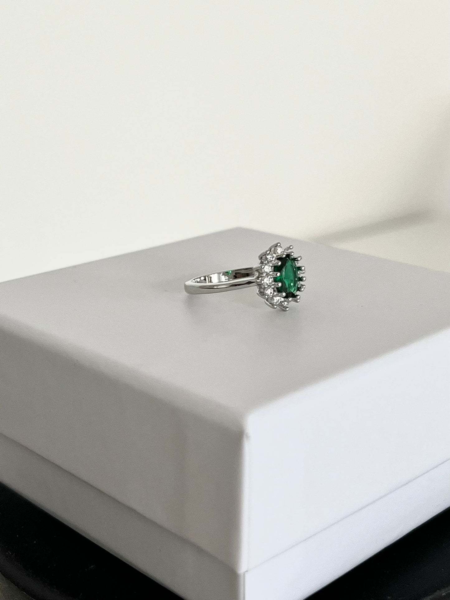 Anello Kate verde