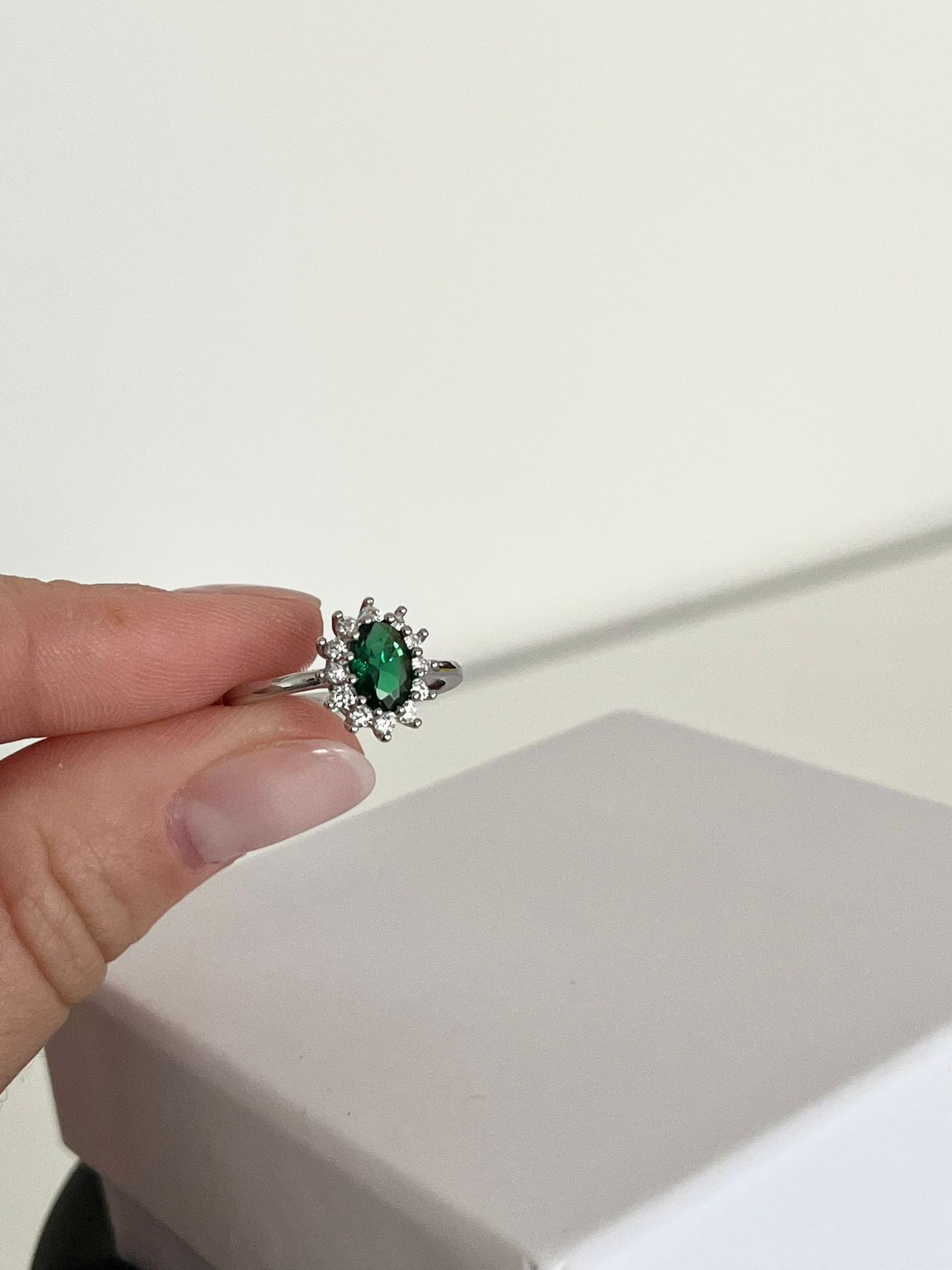 Anello Kate verde