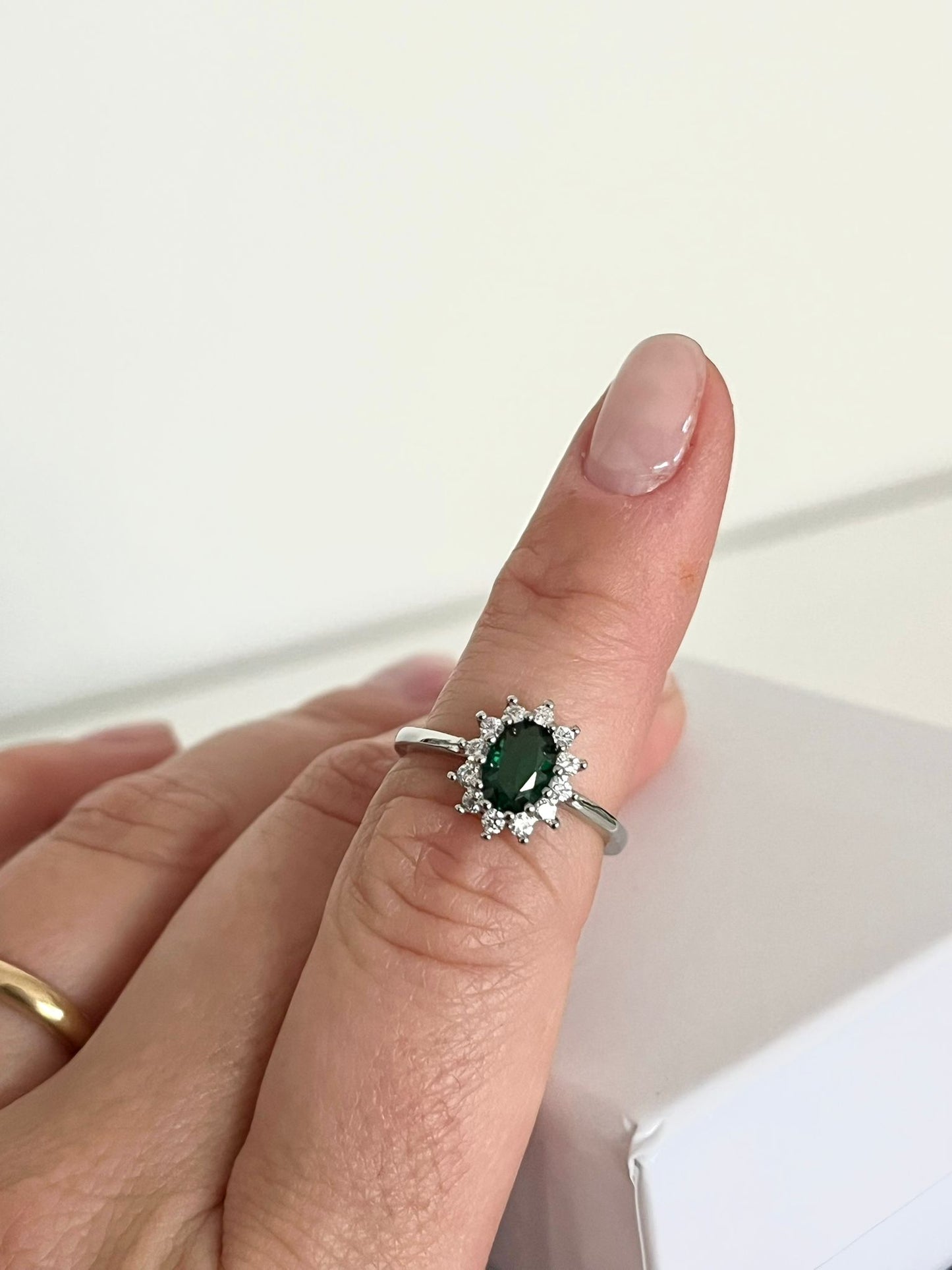 Anello Kate verde