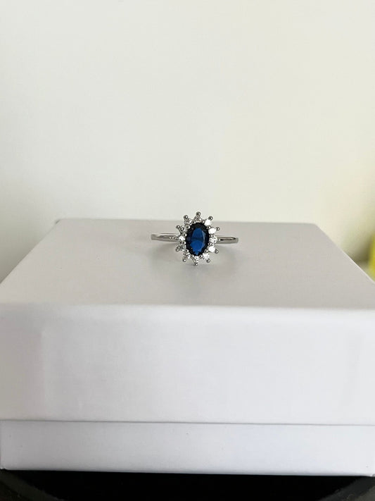 Anello Kate blu