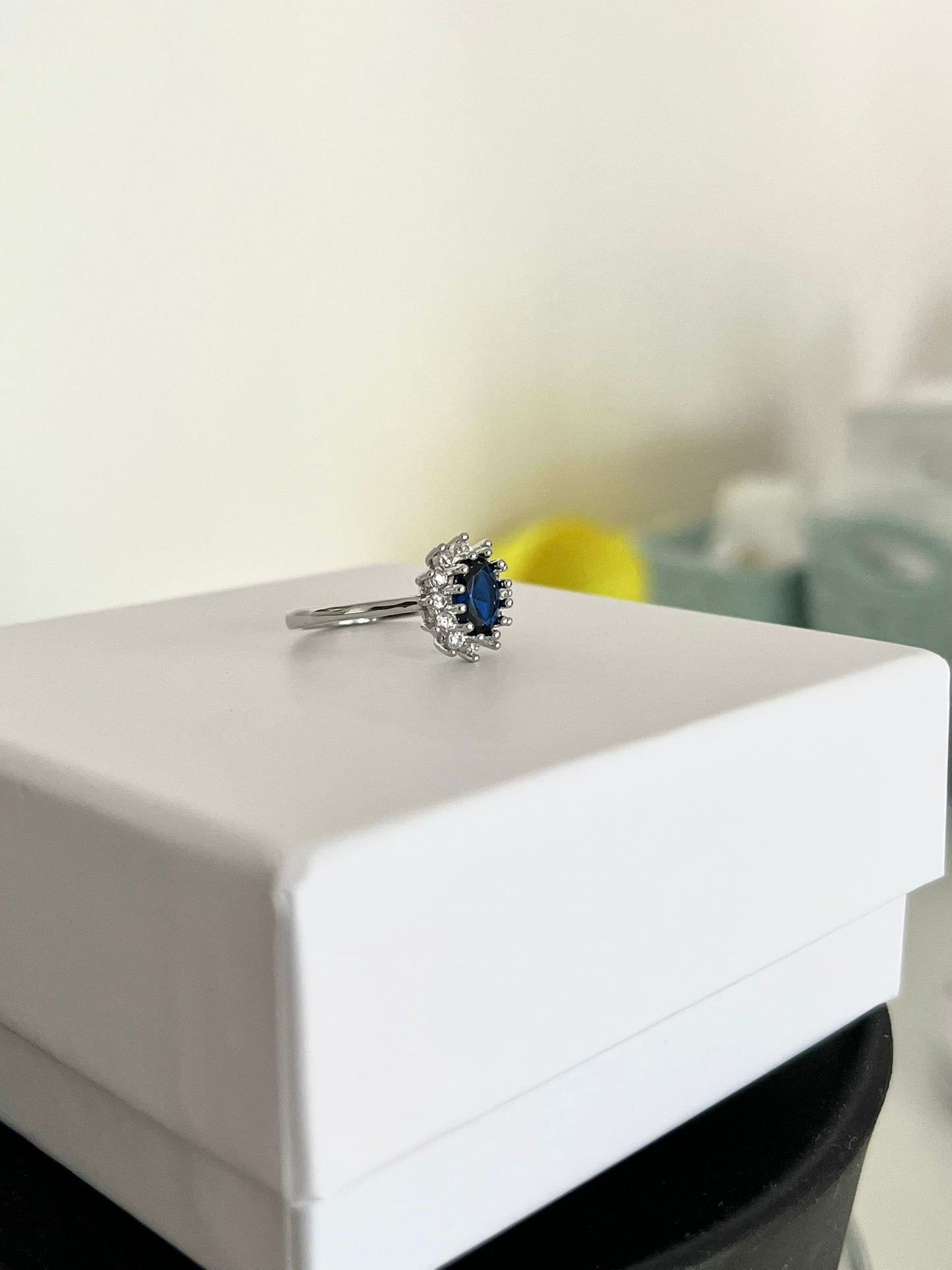 Anello Kate blu